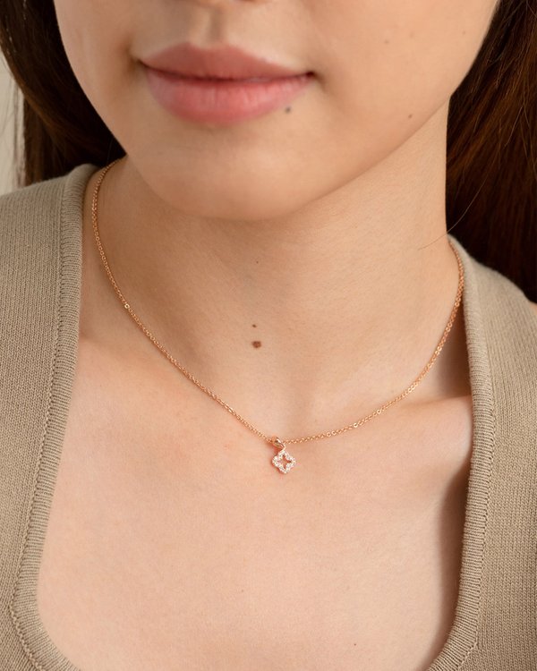 Ximena Necklace in Rose Gold 