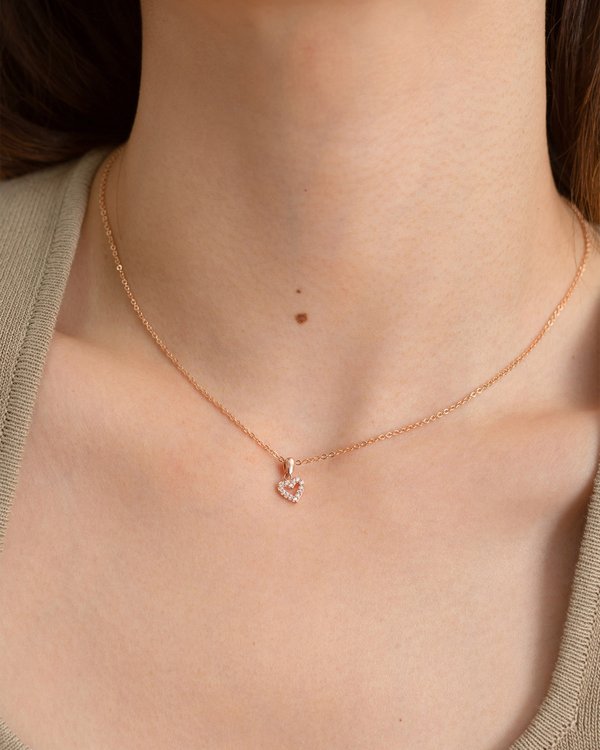 Juniper Necklace in Rose Gold 