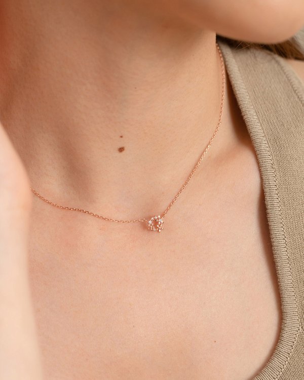 Noor Necklace in Rose Gold