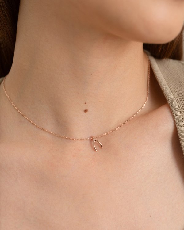 Natasha Necklace in Rose Gold