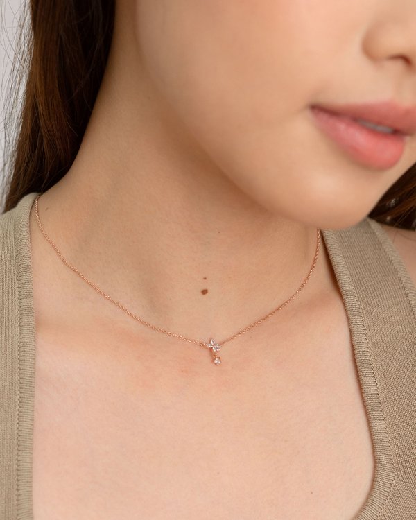 Violeta Necklace in Rose Gold