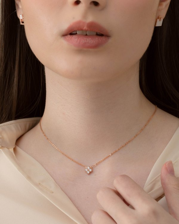 Heather Necklace in Rose Gold