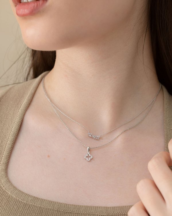 Ximena Necklace in Silver 