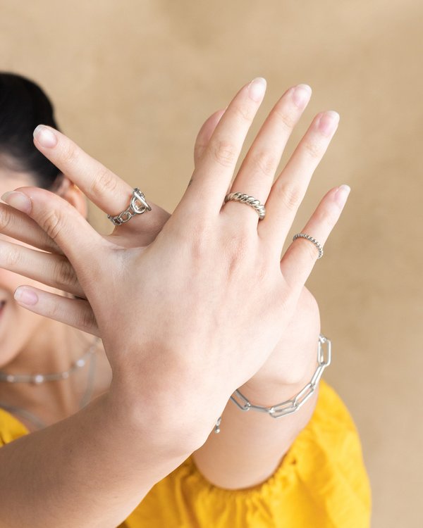 Claudia Ring in Silver 