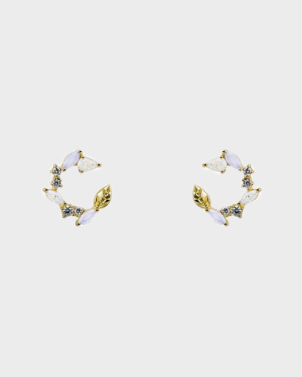 Gemma Earrings in Gold