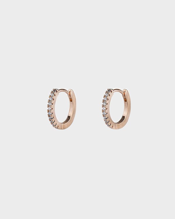 Alexa Earrings in Rose Gold