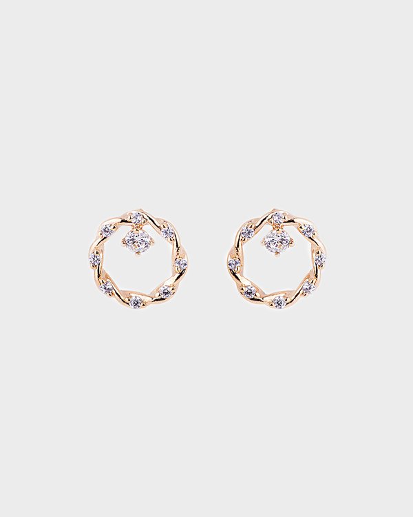 Lalita Earrings in Rose Gold