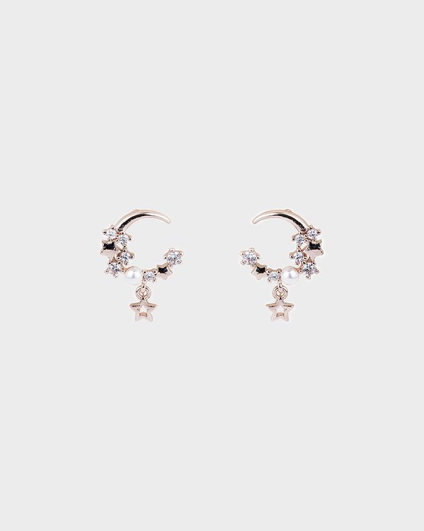 Claudia Earrings in Rose Gold