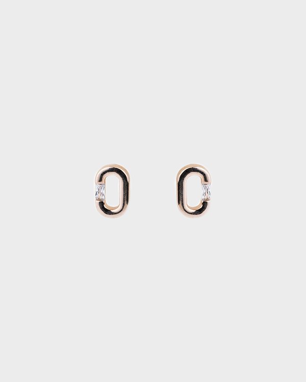 Sabine Earrings in Rose Gold