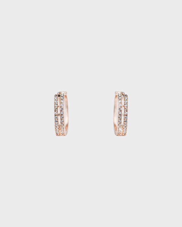 Quincy Earrings in Rose Gold