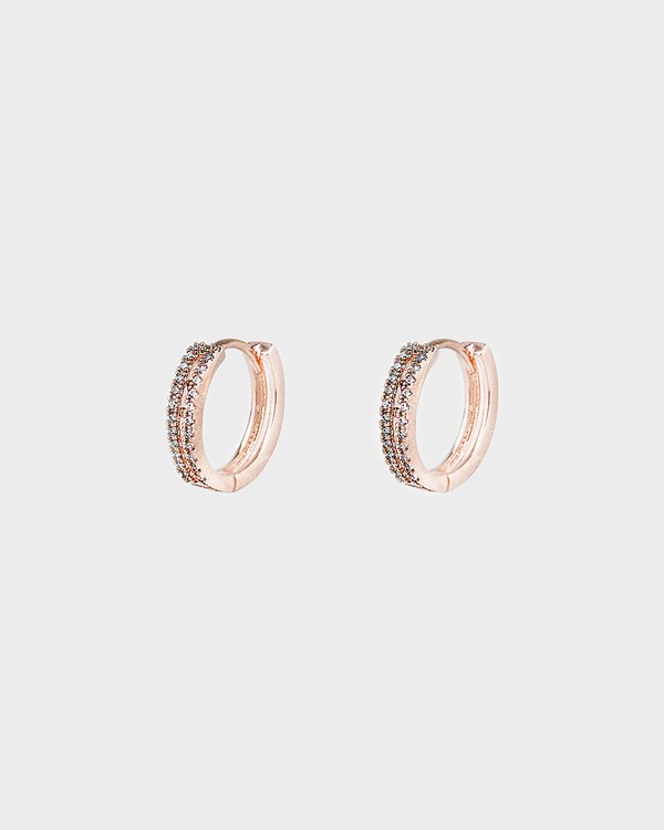 Quincy Earrings in Rose Gold