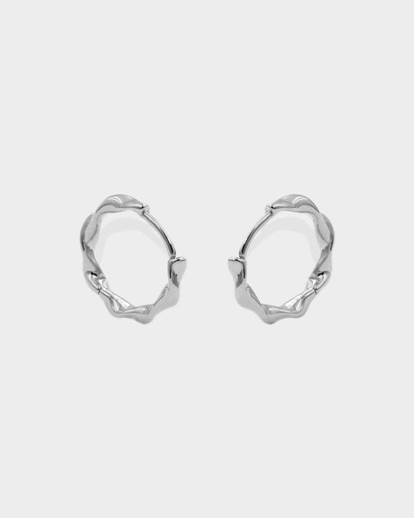 Maggie Earrings in Silver