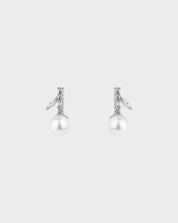 Giavanna Earrings in Silver