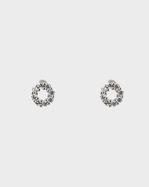 Carli Earring in Rhodium