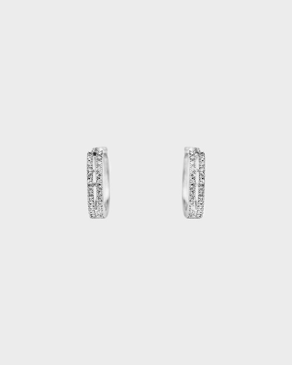 Quincy Earrings in Silver