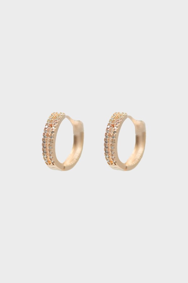 Quincy Earrings in Rose Gold
